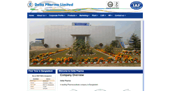 Desktop Screenshot of deltapharmabd.com