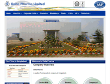 Tablet Screenshot of deltapharmabd.com